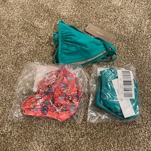 NWT• J.Crew 3 piece Playa bikinis